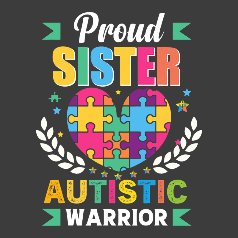 Funny Autism Saying Proud Sister Autistic Warrior  Men's Polo Shirt | Artistshot