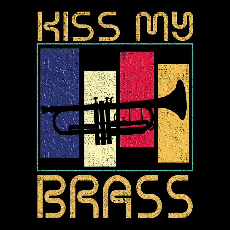 Funny Kiss My Brass Jazz Pun Trumpet Lightweight Hoodie | Artistshot