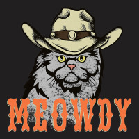 Meowdy Funny Country Music Cat Cowboy Hat Vintage T-shirt | Artistshot