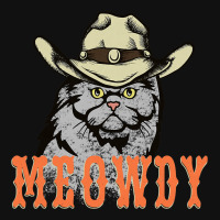 Meowdy Funny Country Music Cat Cowboy Hat Vintage Graphic T-shirt | Artistshot