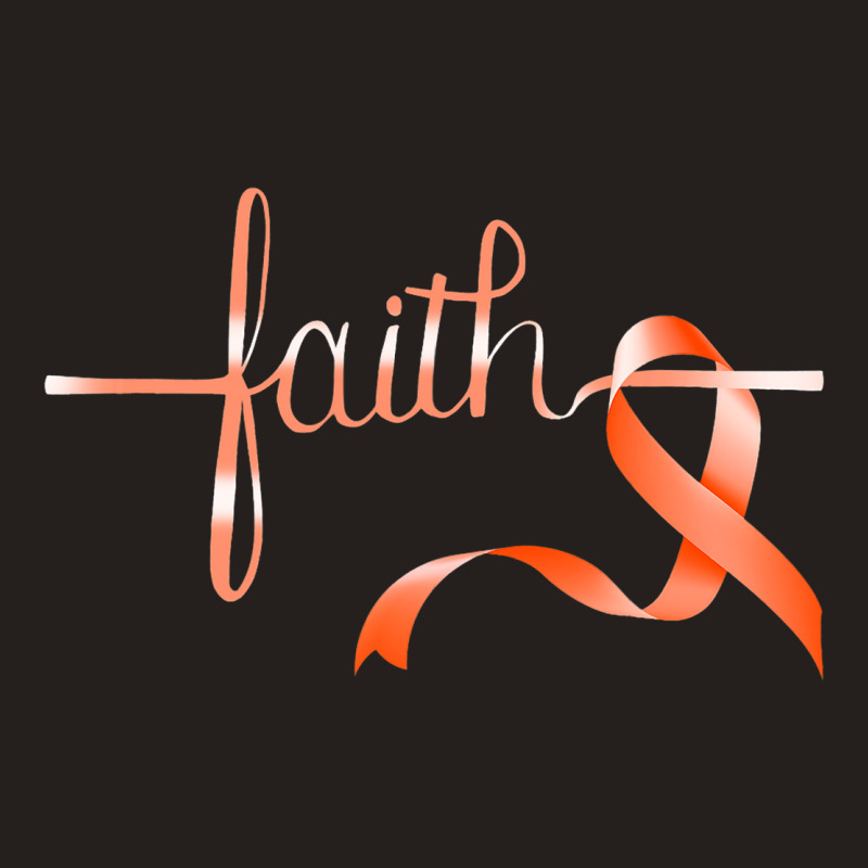 Faith In In Fight Kidney Cancer Gift Kidney Cancer Tank Top | Artistshot