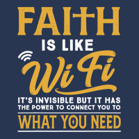 Faith Is Like Wifi Christian Pastoral Funny Ladies Denim Jacket | Artistshot