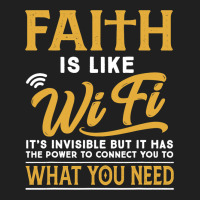 Faith Is Like Wifi Christian Pastoral Funny Ladies Polo Shirt | Artistshot