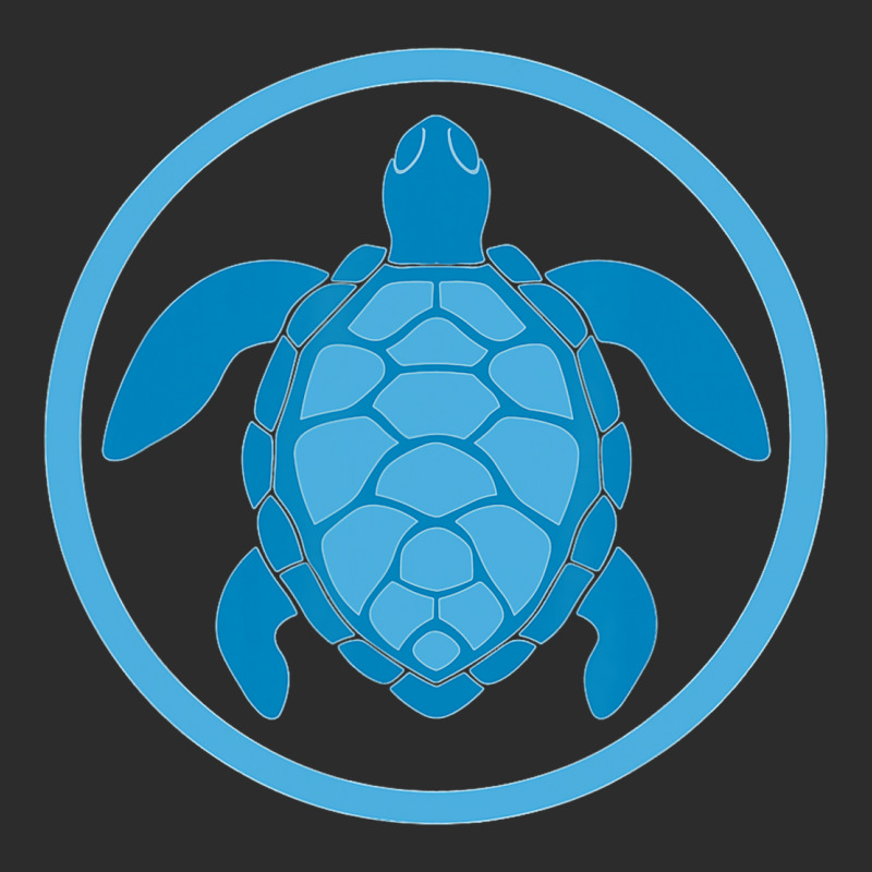 Sea Turtle Blue Round Logo For World Turtle Day De Exclusive T-shirt by GittyBeaulieu | Artistshot