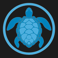 Sea Turtle Blue Round Logo For World Turtle Day De Hoodie & Jogger Set | Artistshot