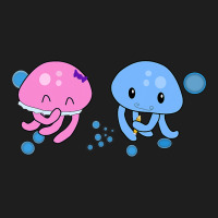 Silly Chibi Jellyfish Kids Classic T-shirt | Artistshot