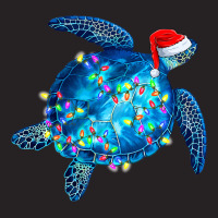 Sea Turtle Christmas Lights Santa Hat Funny Merry  Vintage Cap | Artistshot