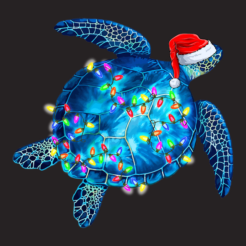 Sea Turtle Christmas Lights Santa Hat Funny Merry  Vintage Cap by HarborLenard | Artistshot