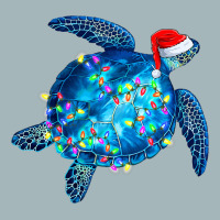 Sea Turtle Christmas Lights Santa Hat Funny Merry  Unisex Sherpa-lined Denim Jacket | Artistshot