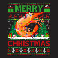 Shrimp Fish Lover Xmas Tree Ugly Santa Shrimp Chri T-shirt | Artistshot