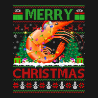 Shrimp Fish Lover Xmas Tree Ugly Santa Shrimp Chri Flannel Shirt | Artistshot