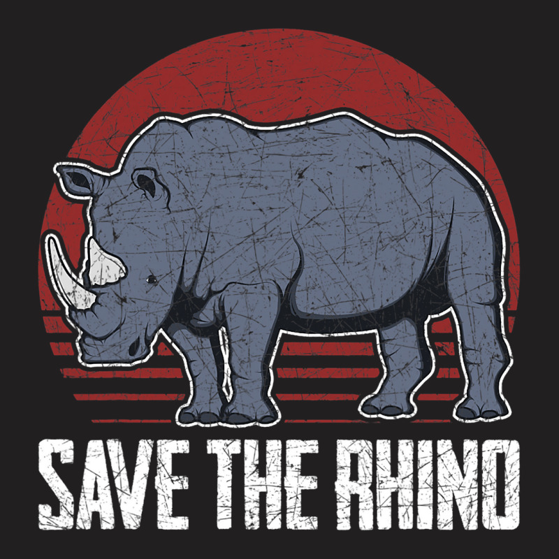 Save The Rhino 54 T-shirt | Artistshot