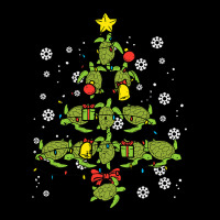 Sea Turtle Christmas Tree Animal Xmas Women Men Ki Adjustable Cap | Artistshot