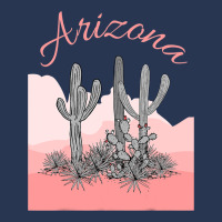 Saguaro Cactus Arizona Desert Scene Coral Pink Men Denim Jacket | Artistshot