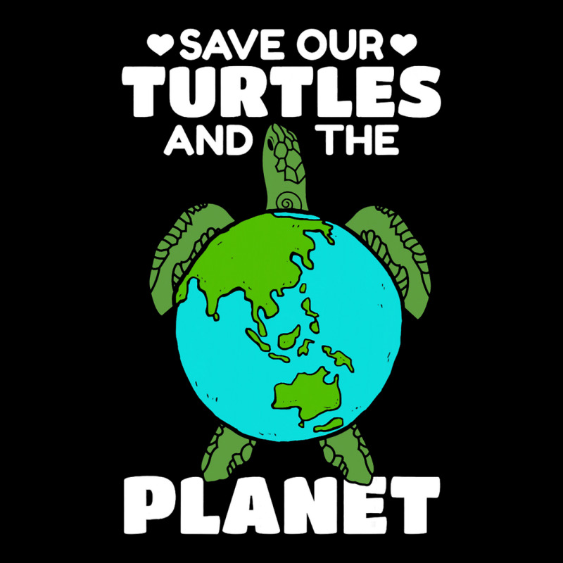 Sea Turtle Earth Day I Save Our Turtles And The Pl Pocket T-Shirt by ClementePare | Artistshot