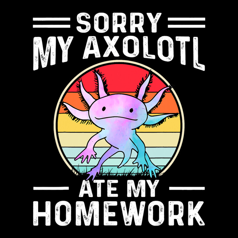 Sorry My Axolotl Ate My Homework Amphibian Salaman Men's Long Sleeve Pajama Set | Artistshot