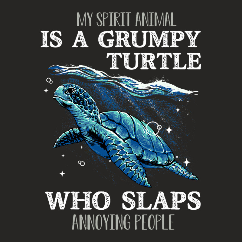 Sea Turtle Gifts For Her My Spirit Animal Is A Gru Ladies Fitted T-Shirt by MahdiSabo | Artistshot