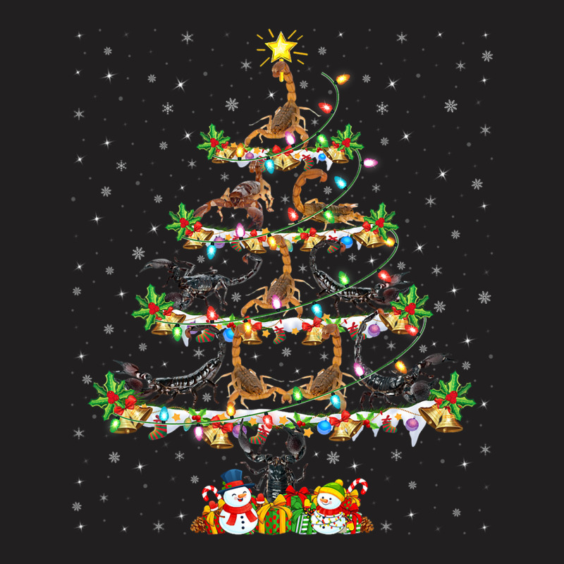 Scorpion Lover Xmas Lighting Santa Scorpion Christ T-shirt | Artistshot