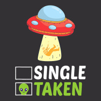 Single Or Taken Alien Space Ship Funny Valentines  Vintage Short | Artistshot