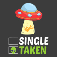 Single Or Taken Alien Space Ship Funny Valentines  Men's Polo Shirt | Artistshot