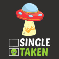 Single Or Taken Alien Space Ship Funny Valentines  Champion Hoodie | Artistshot