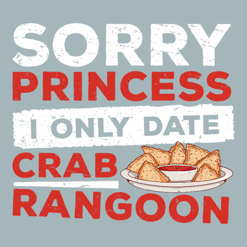 Sorry Princess I Only Date Funny Crab Rangoon Crab Unisex Sherpa-lined Denim Jacket | Artistshot