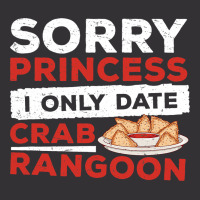 Sorry Princess I Only Date Funny Crab Rangoon Crab Vintage Short | Artistshot