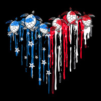 Sea Turtle Heart American Flag 4th Of July Mens Wo Pocket T-shirt | Artistshot