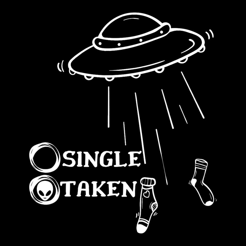 Single Or Taken Funny Alien Ufo Valentines Day Long Sleeve Shirts | Artistshot