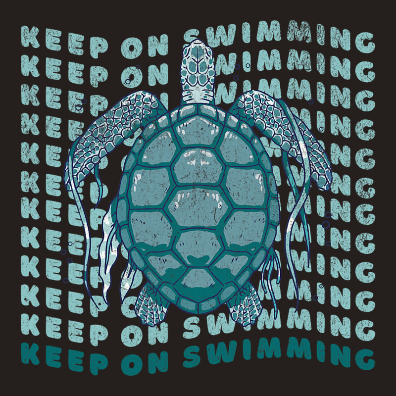 Sea Turtle Keep Swimming Earth Day Plastic Free Se Tank Top | Artistshot