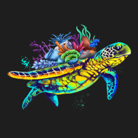 Save The Sea Turtles Funny Environmental Turtle Lo Classic T-shirt | Artistshot