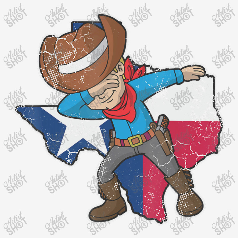 Dabbing Cowboy Texas Texan Flag Map Vintage Adjustable Cap | Artistshot