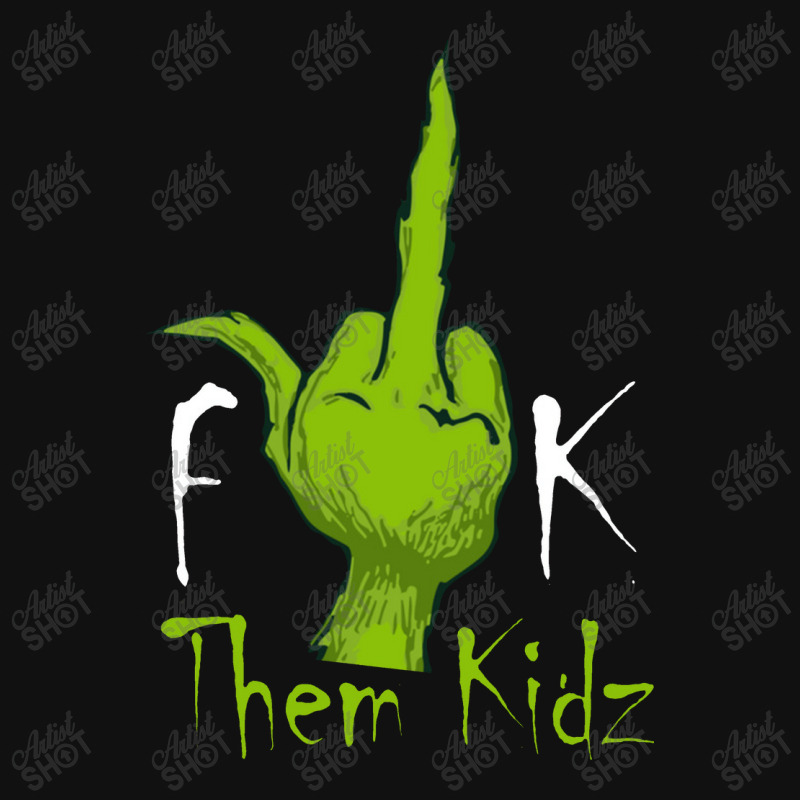 Middle Finger Them Kids Skinny Tumbler | Artistshot