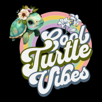 Sea Turtle Lover Kids Cool Turtle Vibes Adjustable Cap | Artistshot