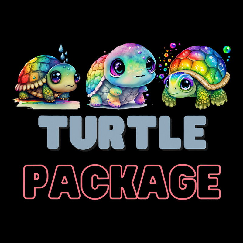 Sea Turtle Lover Kids Turtle Package V-Neck Tee by ClevelandParmenter | Artistshot