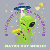 Straight Out Of 5th Grade Gradation Alien Invasion Tank Dress | Artistshot