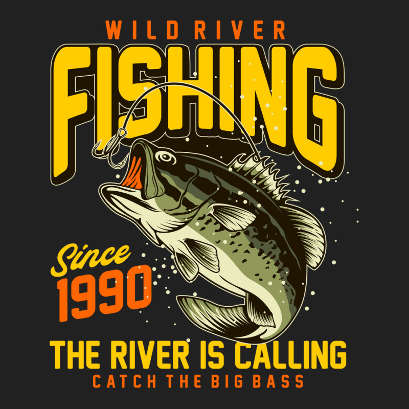 Vector River Fishing T Shirt Graphic Basic Youth T-shirt | Artistshot