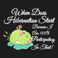 Sleeping Frog Toad When Hibernation Start 100 Part Classic T-shirt | Artistshot