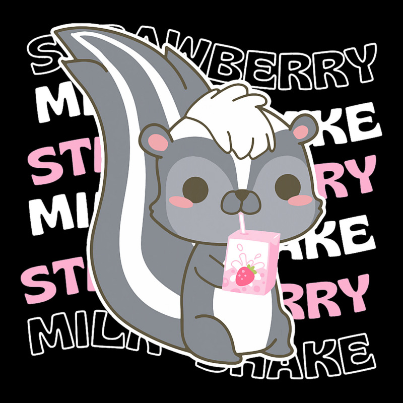 Strawberry Milkshake Cute Kawaii Skunk Anime Japan Maternity Scoop Neck T-shirt by AamiraMelon | Artistshot