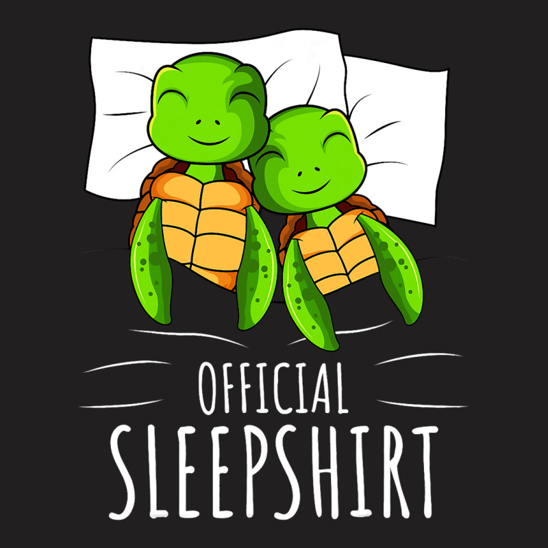 Sleeping Turtle Lover Official Sleepshirt T-shirt | Artistshot