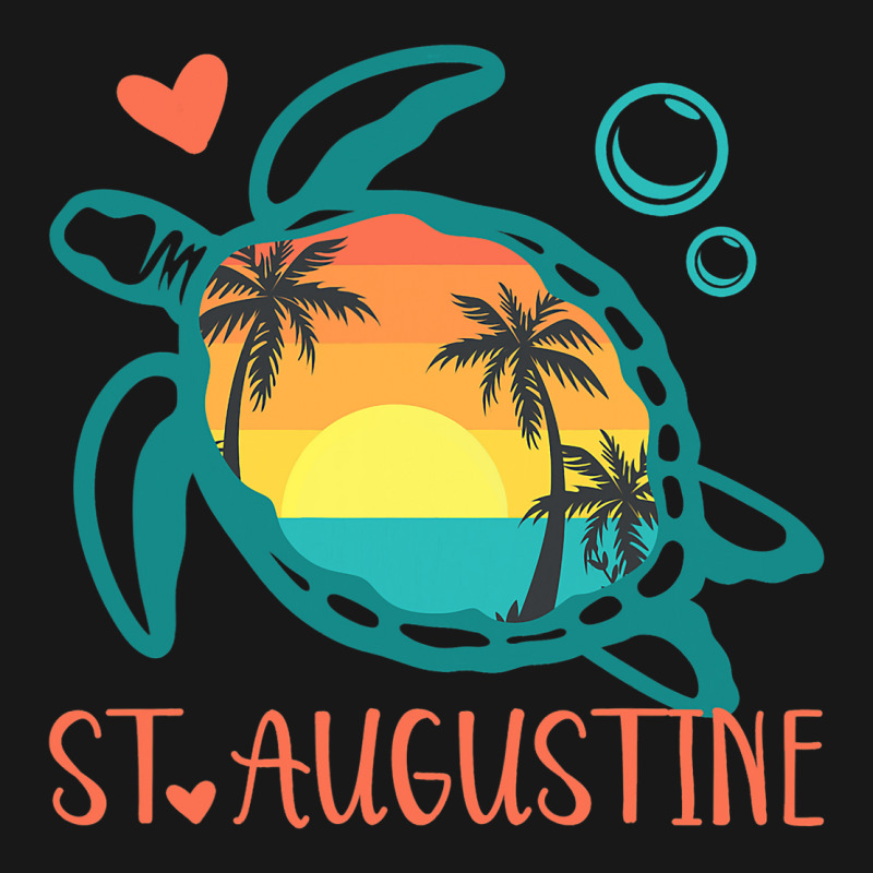 St. Augustine Florida Funny Sea Turtle Lover Gifts Flannel Shirt by KamariSalisbur | Artistshot