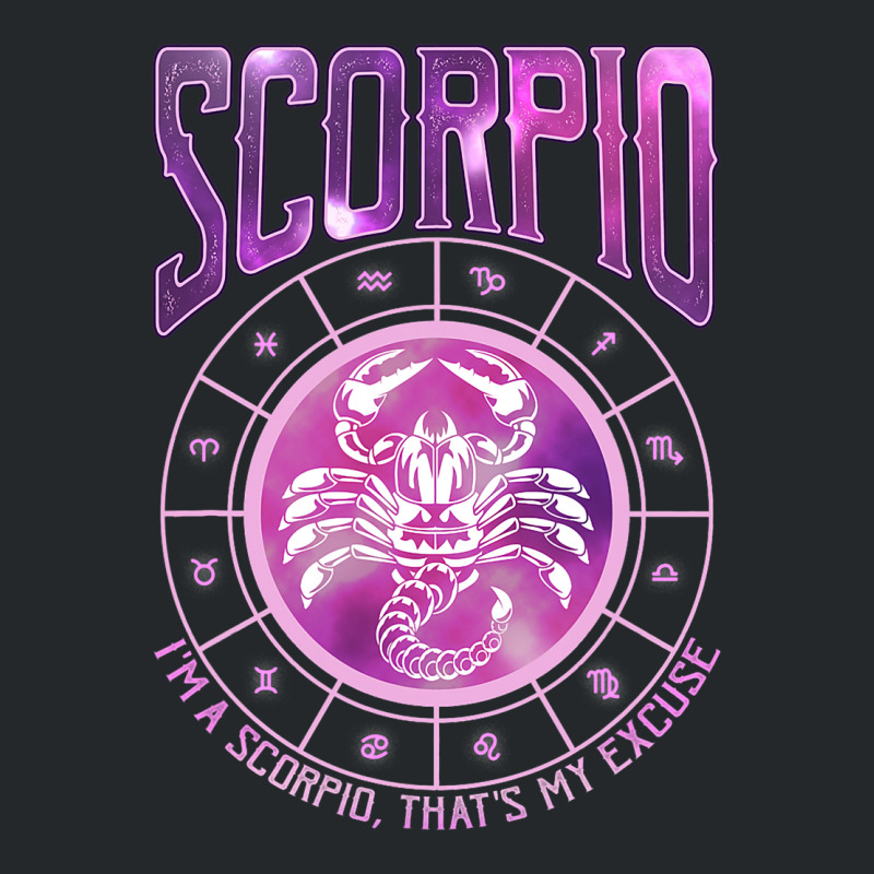 Scorpio Scorpion Zodiac Sign Funny Astrology Horos Crewneck Sweatshirt | Artistshot