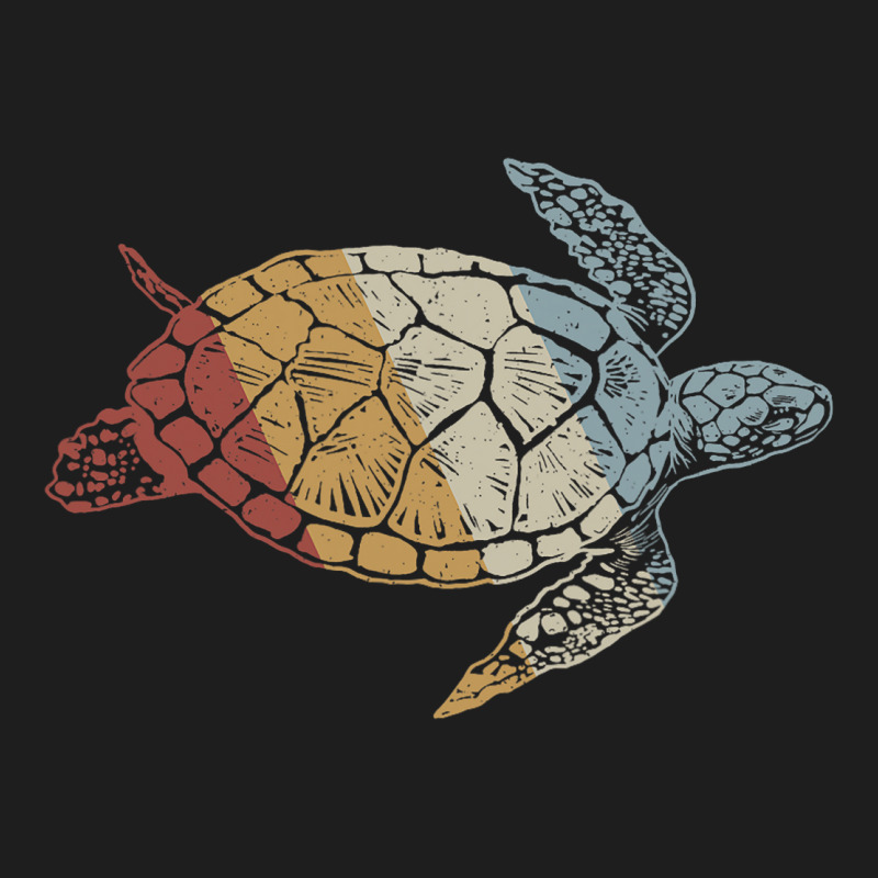 Sea Turtle Retro Style Vintage 5 5 Classic T-shirt by CalliopEasley | Artistshot