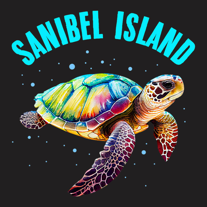 Sanibel Isaland Vacation 2sea Turtle Matching Fami T-shirt | Artistshot