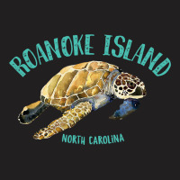 Roanoke Island North Carolina Sea Turtle Design T-shirt | Artistshot