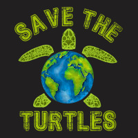 Save The Turtles Shirt Sea Turtle Ocean Wildlife E T-shirt | Artistshot