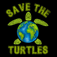 Save The Turtles Shirt Sea Turtle Ocean Wildlife E Pocket T-shirt | Artistshot