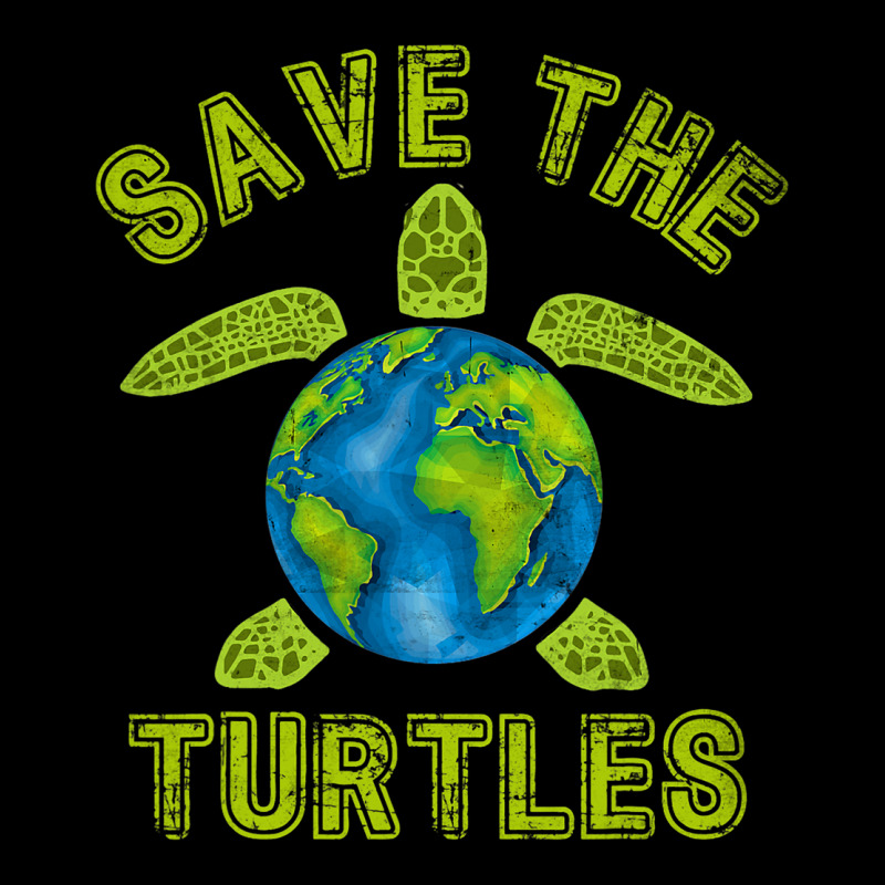 Save The Turtles Shirt Sea Turtle Ocean Wildlife E Pocket T-shirt | Artistshot