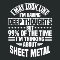 Sheet Metal Worker Smith Blacksmith Metalworking Women's Triblend Scoop T-shirt | Artistshot