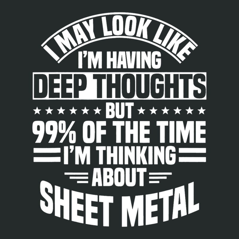 Sheet Metal Worker Smith Blacksmith Metalworking Women's Triblend Scoop T-shirt by KayleaGrosso | Artistshot